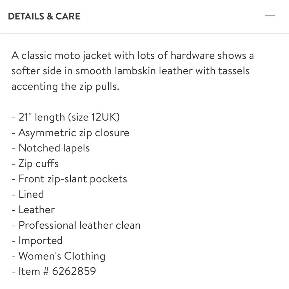 [All Saints] Dalby Leather Biker Jacket - Picture 4 of 4